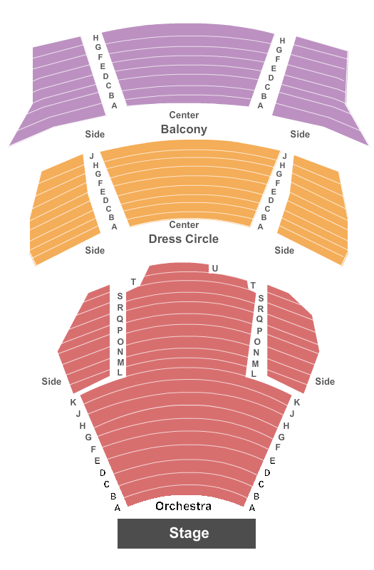 Millennium Hudson Theatre Endstage Seating Chart